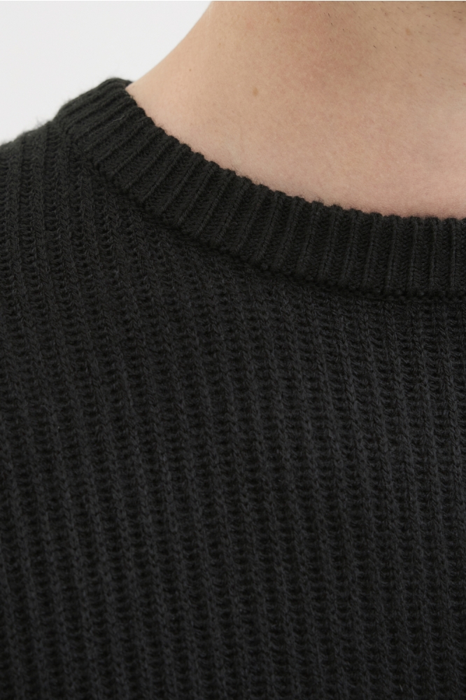 JREBLOGAN KNIT CREW NECK SN 12279452 BLACK